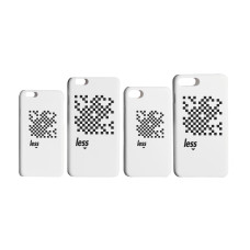 LESS - LOVE LESS IPHONE CASE (WHITE)